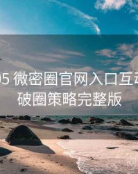 2017-05 微密圈官网入口互动彩蛋：破圈策略完整版