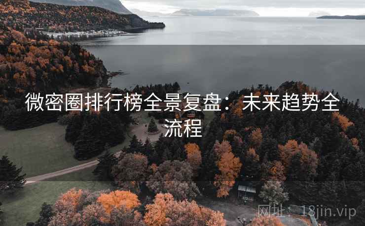 微密圈排行榜全景复盘：未来趋势全流程