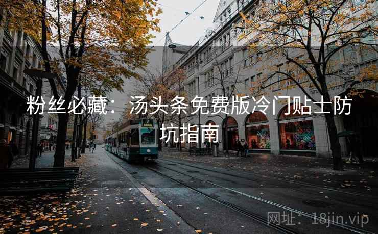 粉丝必藏：汤头条免费版冷门贴士防坑指南