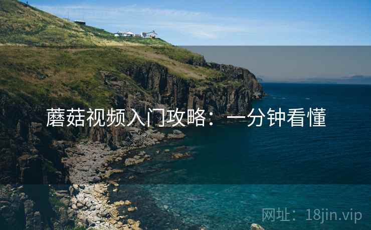 蘑菇视频入门攻略：一分钟看懂