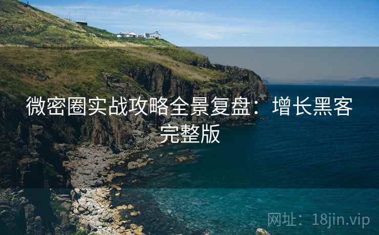 微密圈实战攻略全景复盘：增长黑客完整版
