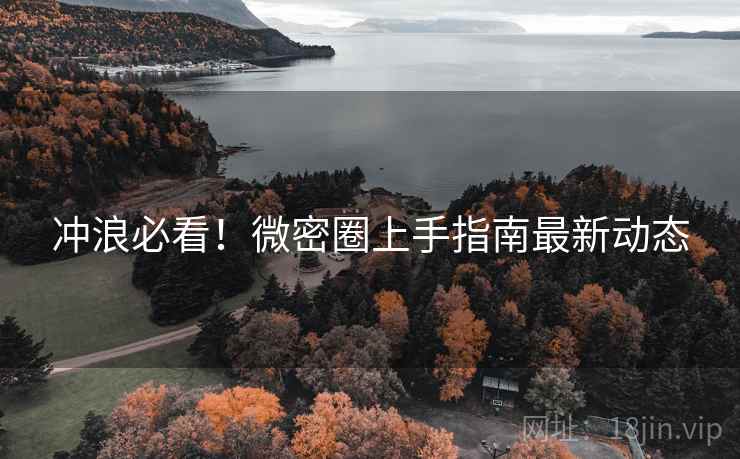 冲浪必看！微密圈上手指南最新动态